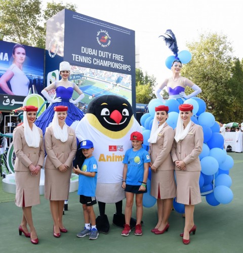 Emirates offers fans memorable experiences during the 2020 DDF Tennis Championships