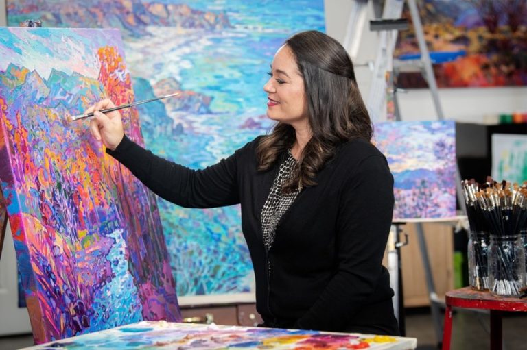 A Journey Into the Colorful World of Open Impressionism: Erin Hanson x Samsung Art Store